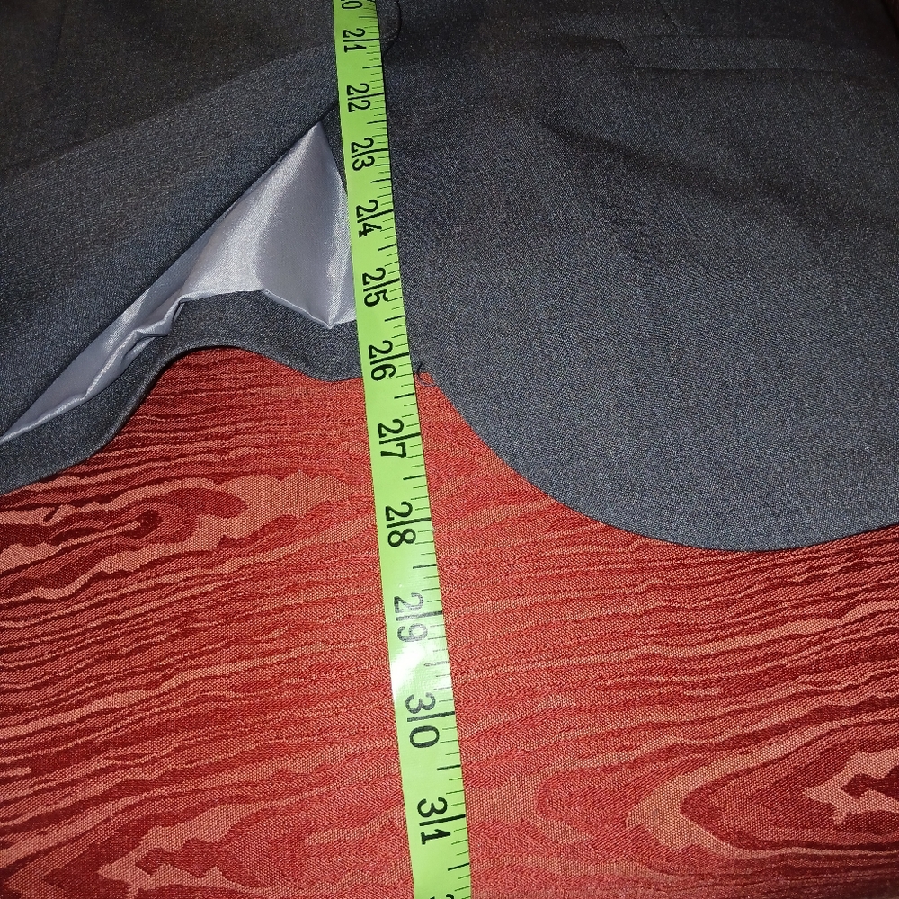 Calvin Klein Solid Gray 2 Button Long Sleeve Blaz… - image 8